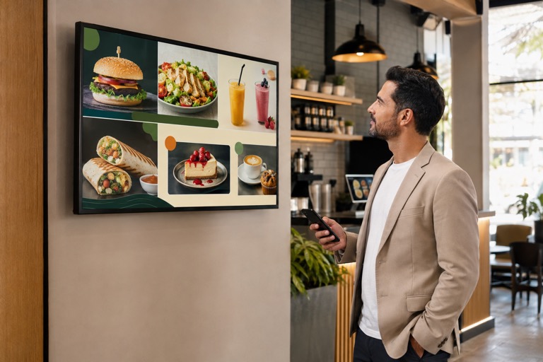 Canvaでデジタルメニューボードを作ってテレビに表示する方法