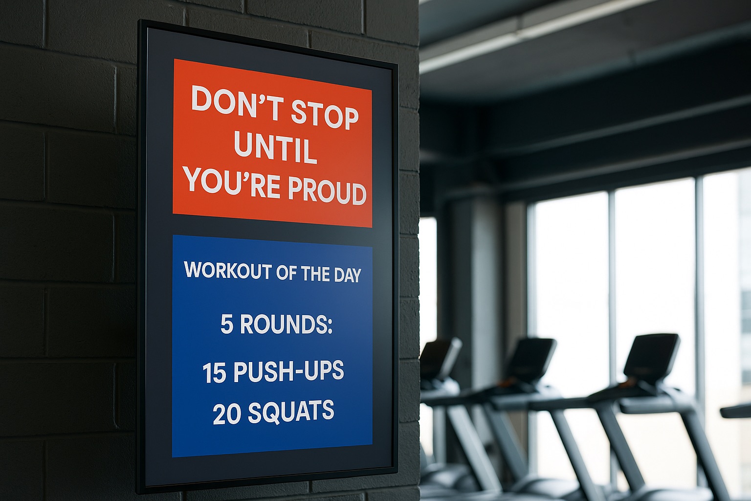 Digital Signage para Gimnasios y Centros de Fitness